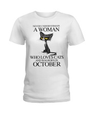 Never Underestimate A Woman 10 Ladies T-Shirt tile