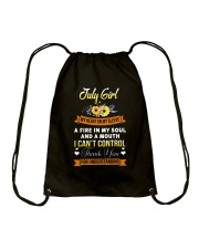 jul girl thank Drawstring Bag tile