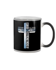 Man January Color Changing Mug tile