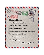 To My Dad Quilt 40"x50" - Baby front