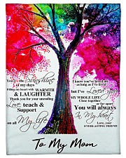To My Mom Small Fleece Blanket - 30" x 40" front