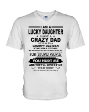 September Lucky Daughter V-Neck T-Shirt tile