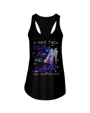 I Have Two Titles Mom And Lolli Ladies Flowy Tank tile