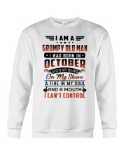 October Grumpy Old Man Crewneck Sweatshirt tile