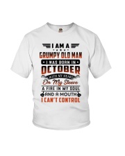 October Grumpy Old Man Youth T-Shirt tile