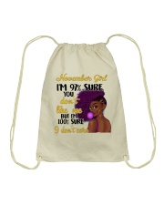 November Girl Drawstring Bag tile