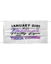 January Girl Cloth face mask front
