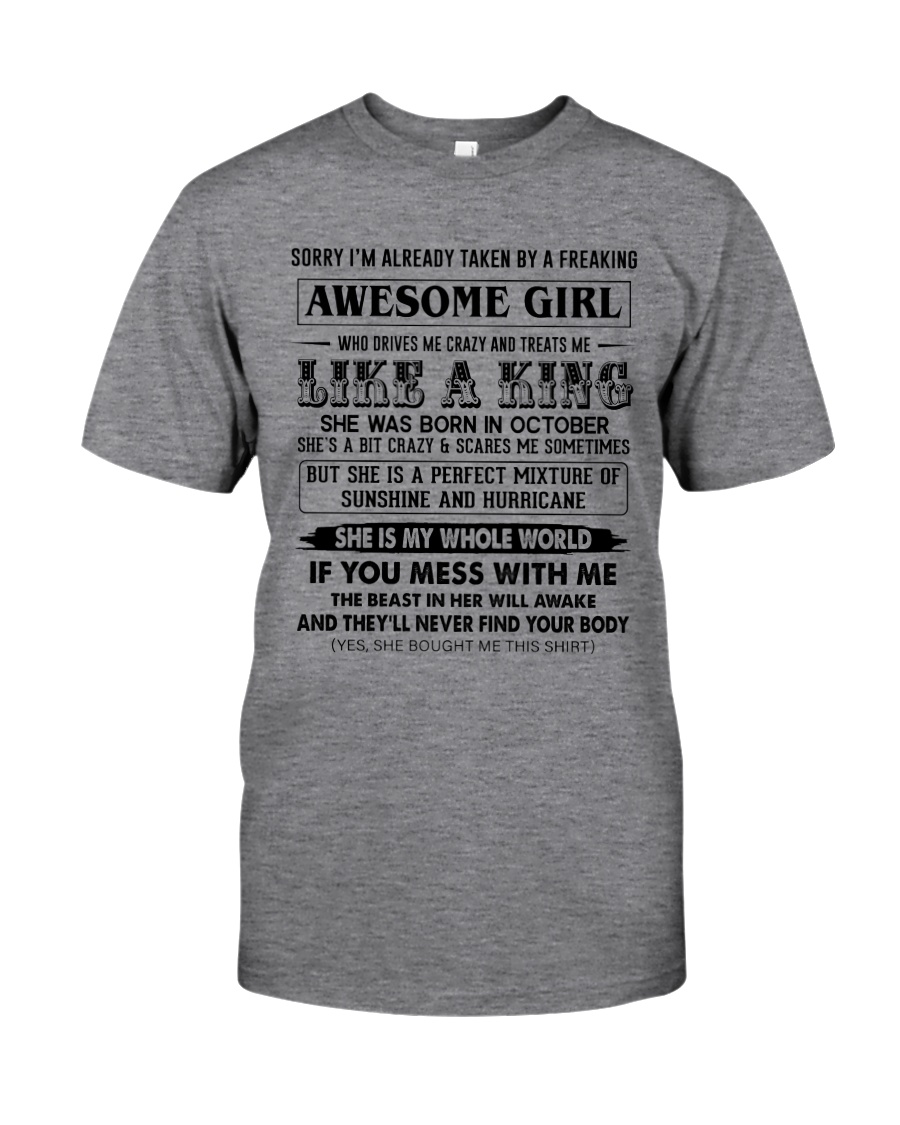 October Like A King Classic T-Shirt