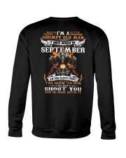 September Grumpy Old Man Crewneck Sweatshirt tile
