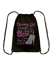December Girl Drawstring Bag tile