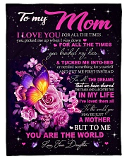 Blanket To My Mom Small Fleece Blanket - 30" x 40" front