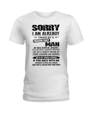 January Freaking Crazy Man Ladies T-Shirt tile