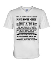 October Like A King V-Neck T-Shirt tile