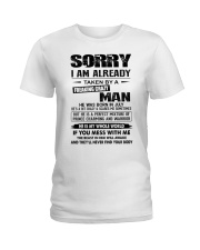 July Freaking Crazy Man Ladies T-Shirt tile