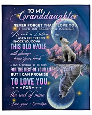 To my Granddaughter Fleece Blanket - 50" x 60" front