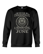 June A Black King Crewneck Sweatshirt tile