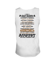 Crazy Grandpa August Unisex Tank tile