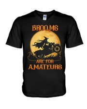 Brooms Are for amateurs V-Neck T-Shirt tile