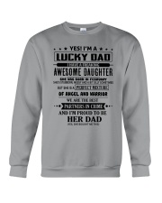 February Awesome Daughter Crewneck Sweatshirt tile