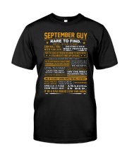 Septembet Guy Classic T-Shirt front