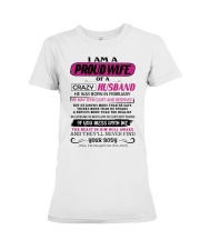 February Proud Wife Premium Fit Ladies Tee tile