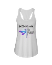 December Girl Ladies Flowy Tank tile
