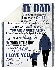 To My Dad Sherpa Fleece Blanket tile