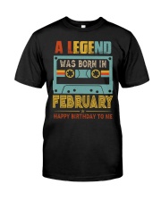 Legend February Classic T-Shirt front