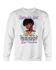 September girl You realize Crewneck Sweatshirt tile