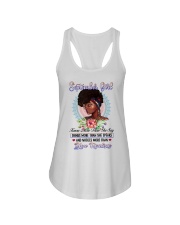 September girl You realize Ladies Flowy Tank tile