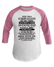 Mar Stubborn Daughter Baseball Tee tile