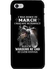 March I May Not Be Perfect Phone Case tile
