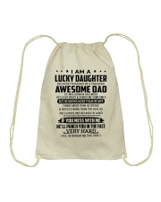 December Lucky Daughter Drawstring Bag tile