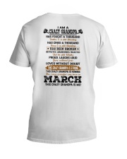 Crazy Grandpa March V-Neck T-Shirt tile