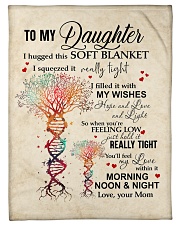 To My Daughter - Mom Small Fleece Blanket - 30" x 40" front