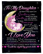 To My Daughter Small Fleece Blanket - 30" x 40" front