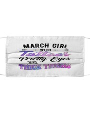 March Girl Cloth face mask front