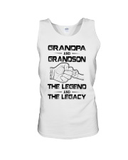 Grandpa And Son Unisex Tank tile