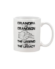 Grandpa And Son Mug tile