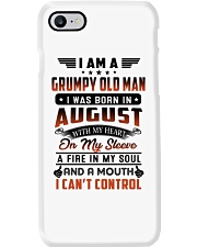August Grumpy Old Man Phone Case tile