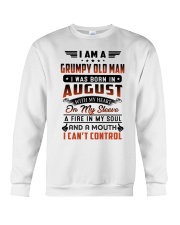 August Grumpy Old Man Crewneck Sweatshirt tile