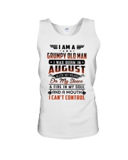 August Grumpy Old Man Unisex Tank tile