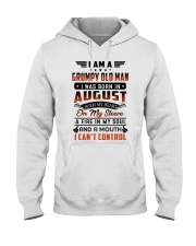 August Grumpy Old Man Hooded Sweatshirt tile
