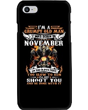 November Grumpy Old Man Phone Case tile