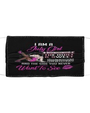 I Am A July Girl Cloth face mask front
