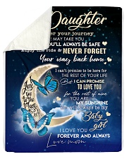 To My Daughter- Mom Sherpa Fleece Blanket tile