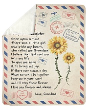 To My GrandDaughter - Grandma Sherpa Fleece Blanket tile