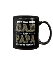 Dad And Papa Mug tile