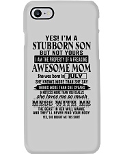 July-I'm A Stubborn Son Phone Case tile