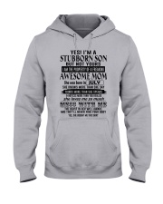 July-I'm A Stubborn Son Hooded Sweatshirt tile